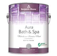 Aura bath and spa paint can